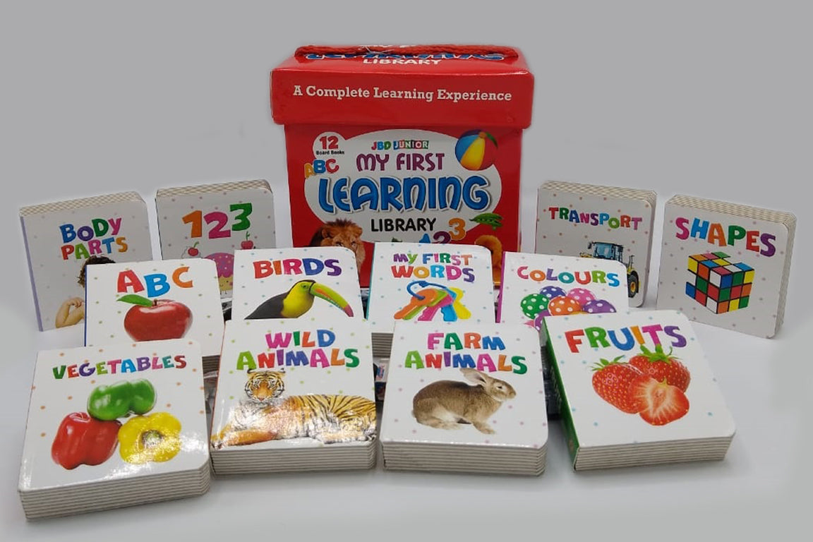 My First Learning Library 12 In 1 (Board Books)