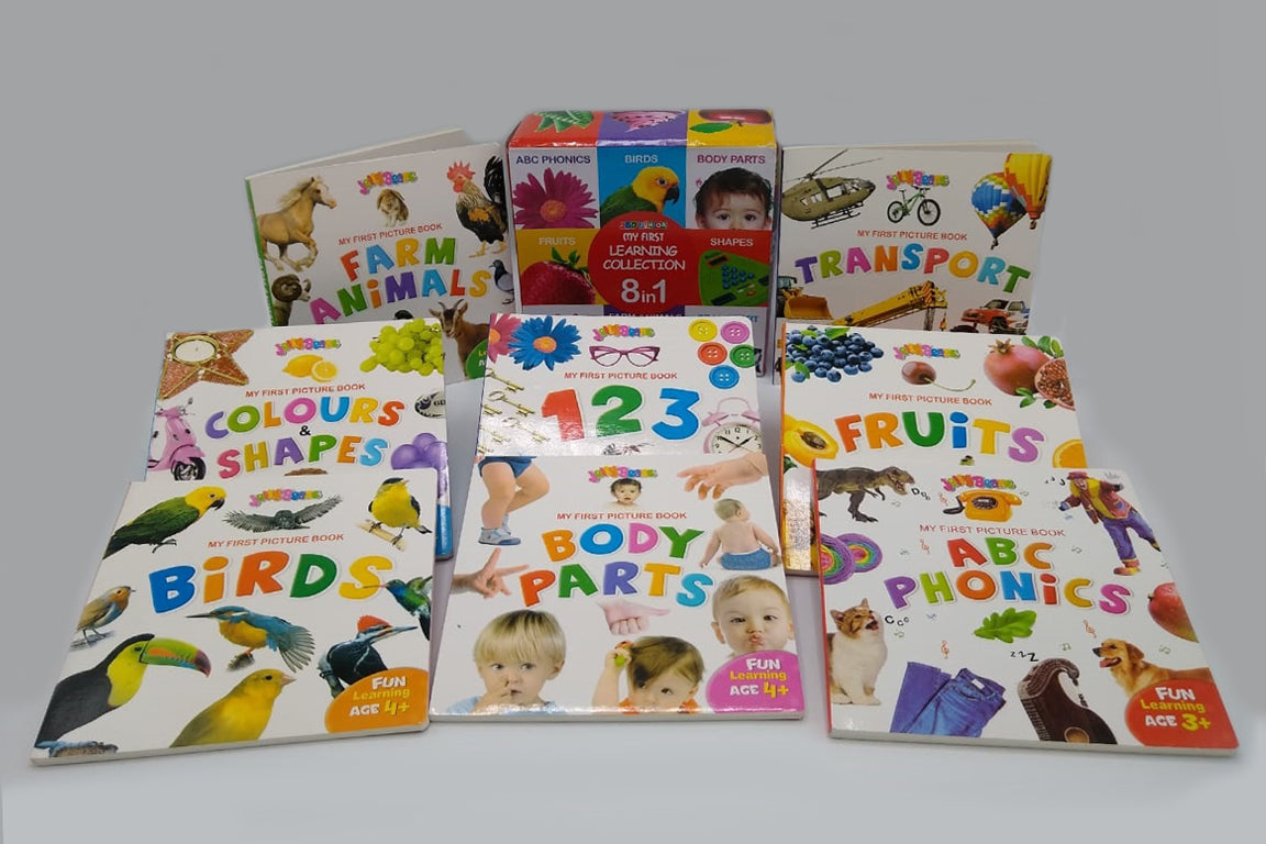 My First Learning Collection 8 In 1 (Board Books)