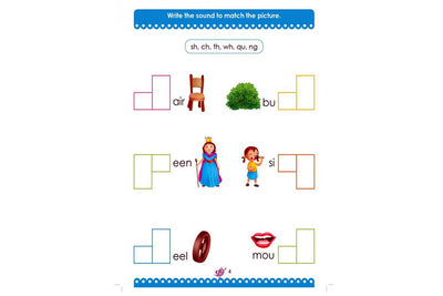 Learn Phonics Activity Book Series (1-3)