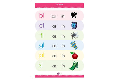 Learn Phonics Activity Book Series (1-3)