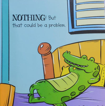 Crocodile Is Lazy But Learns How To Be Active - Moral Book