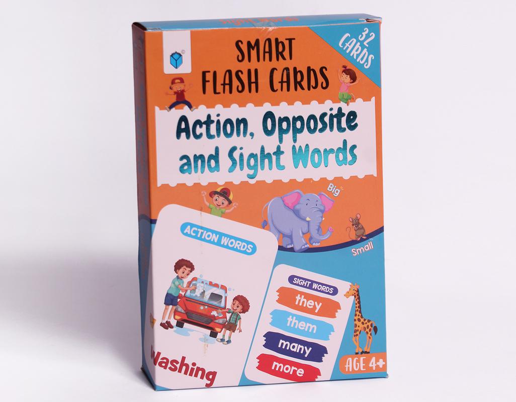 Smart Flash Cards - Action, Opposite and Sight Words