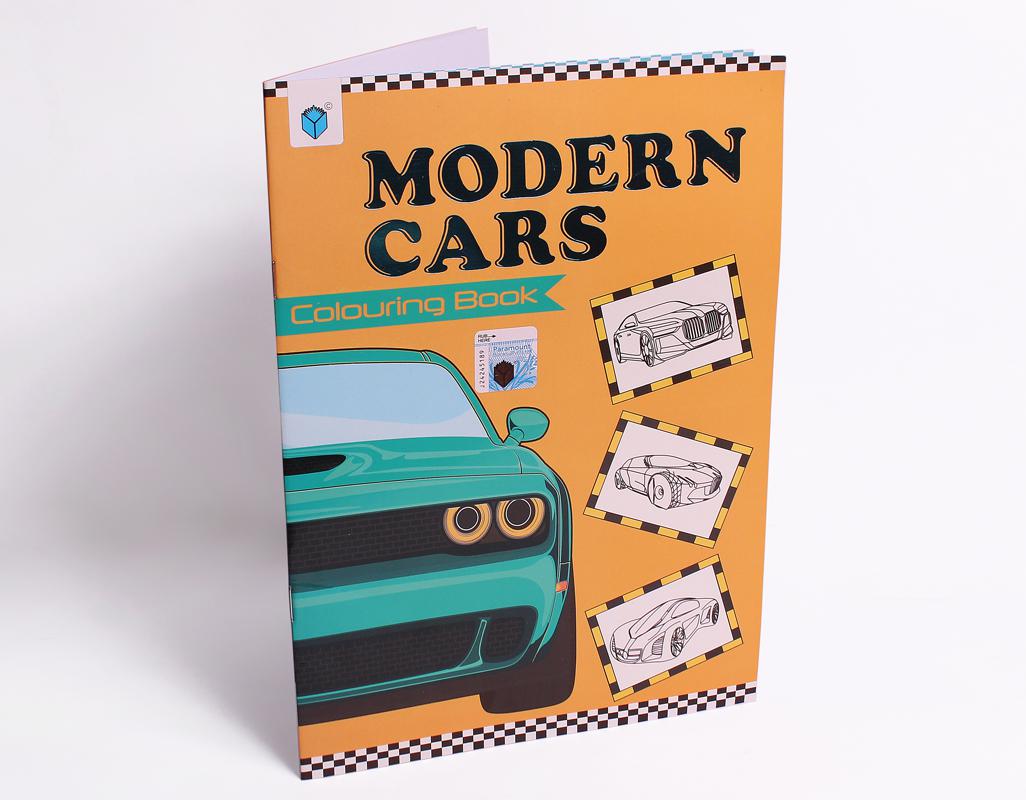 Modern Cars Colouring Book