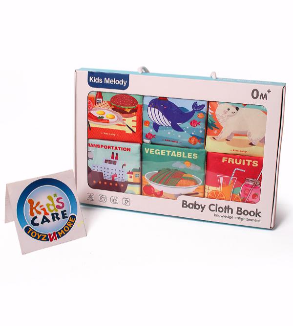 Pack of Six Cloth Books Gift Pack for Toddlers (9971)