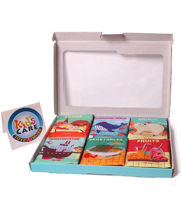 Pack of Six Cloth Books Gift Pack for Toddlers (9971)