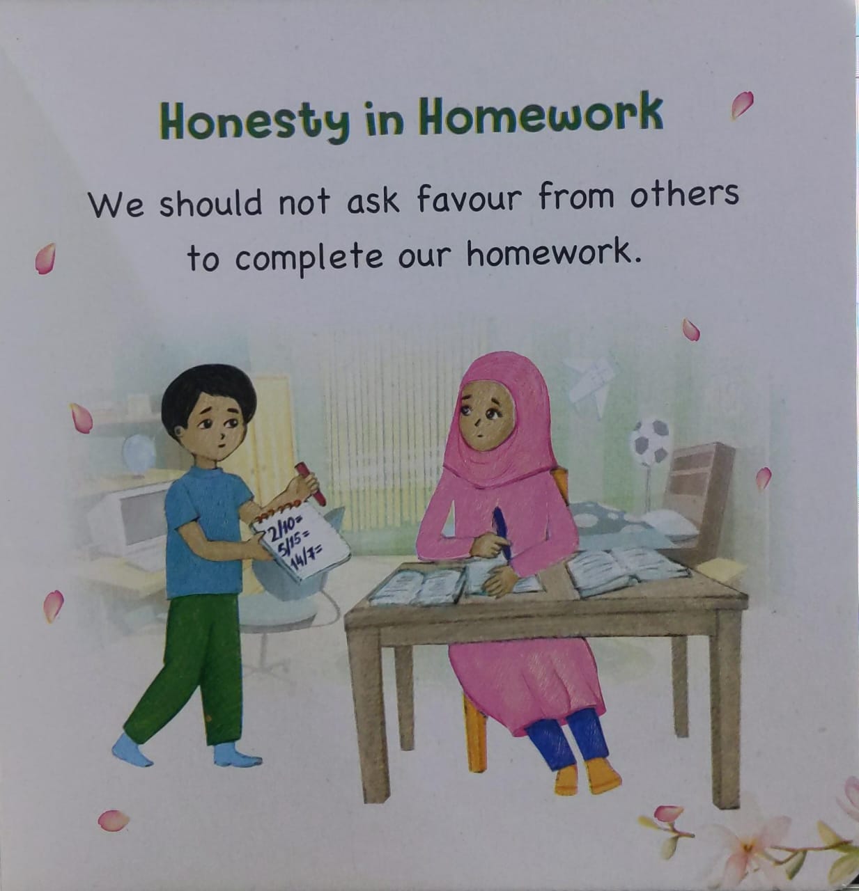 Honesty And Hardworking - Good Manners - Board Book For Kids