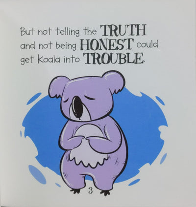 Koala Tells Lies But Learns To Tell The Truth - Moral Book