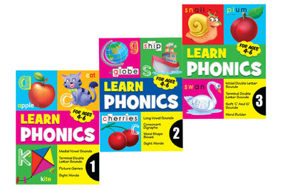 Learn Phonics Activity Book Series (1-3)