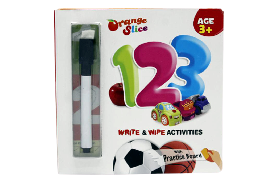 123 Write & Wipe Activities Board Book (821)