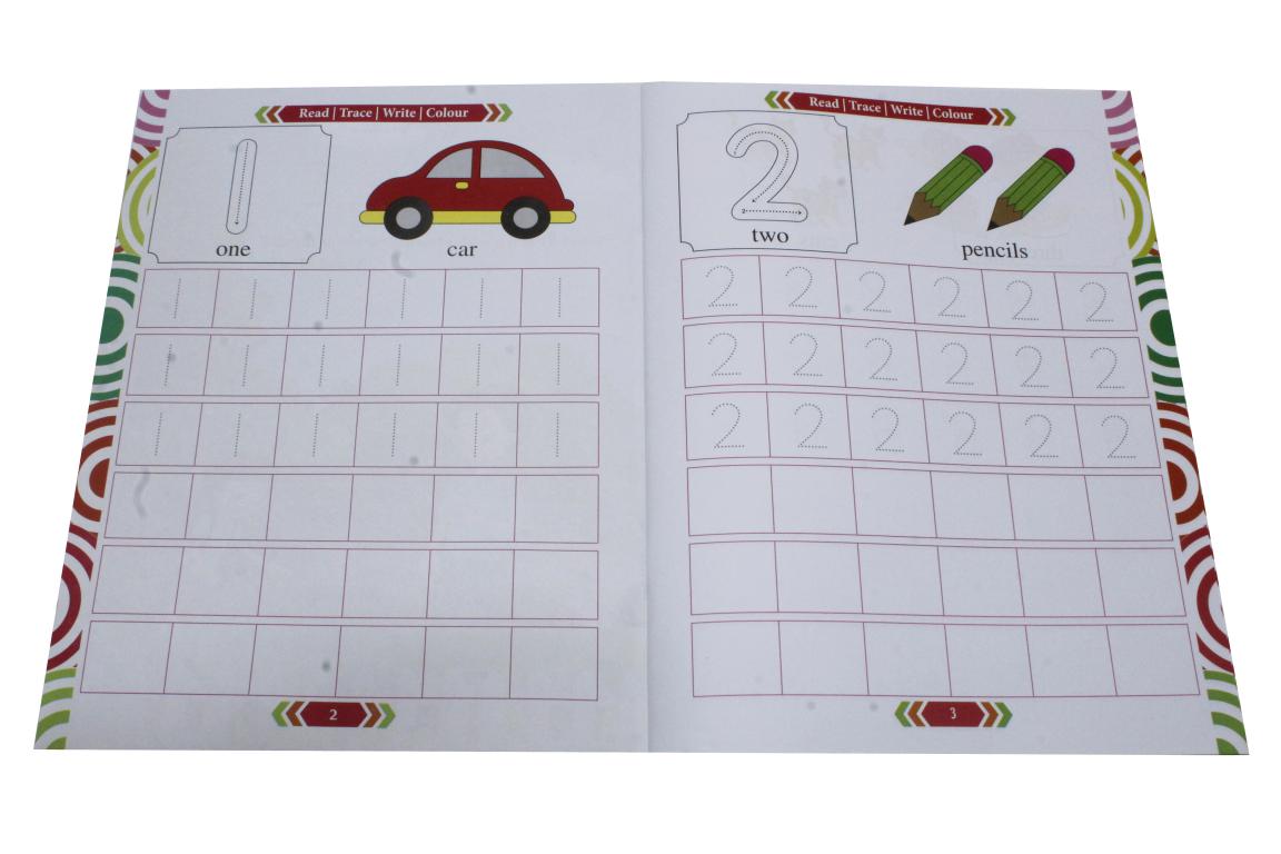 Numbers 1-50 Read, Trace, Write, Colour, Book