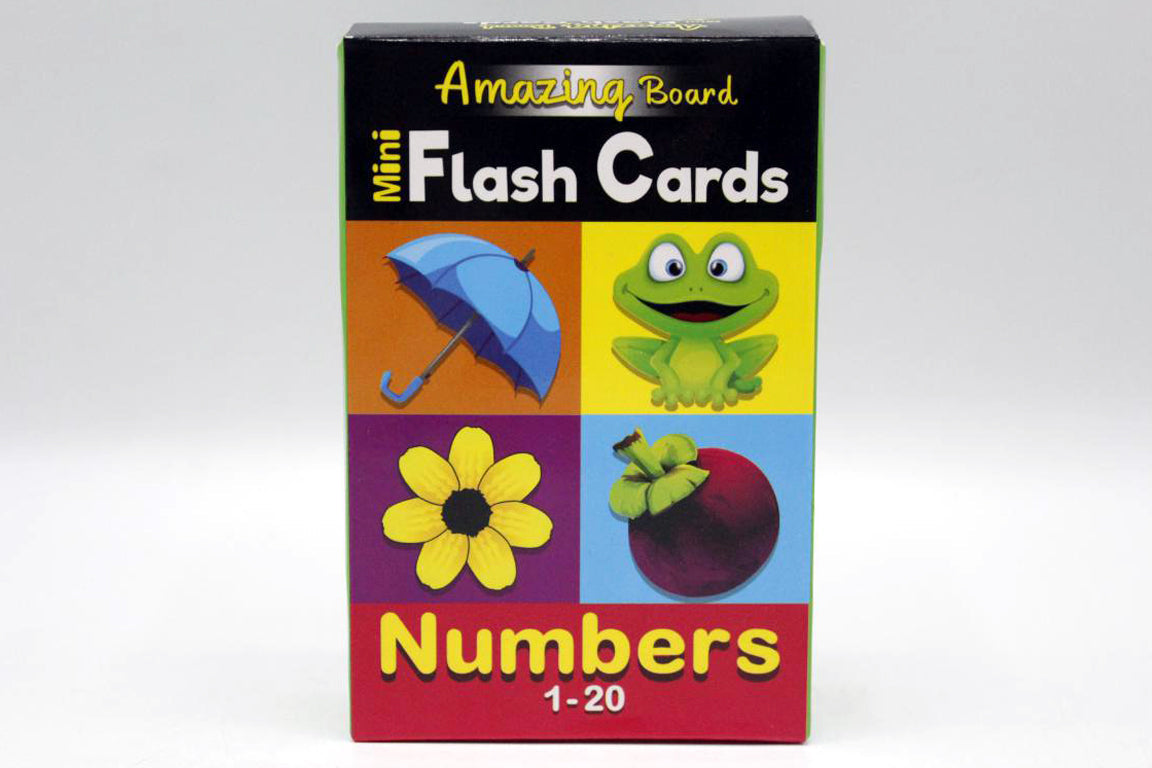 Amazing Board Mini Flash Cards Numbers 1-20