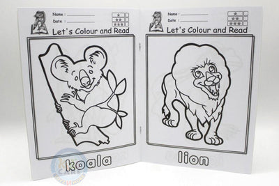 First Colouring Animals Book