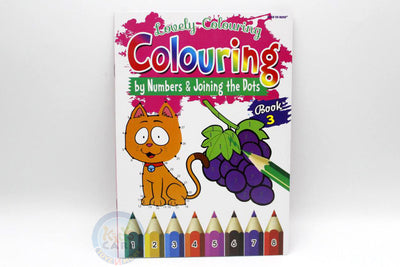 Colouring By Numbers & Joining The Dots Book Series (1-4)