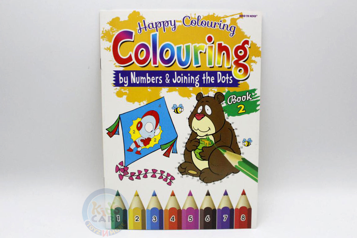 Colouring By Numbers & Joining The Dots Book Series (1-4)