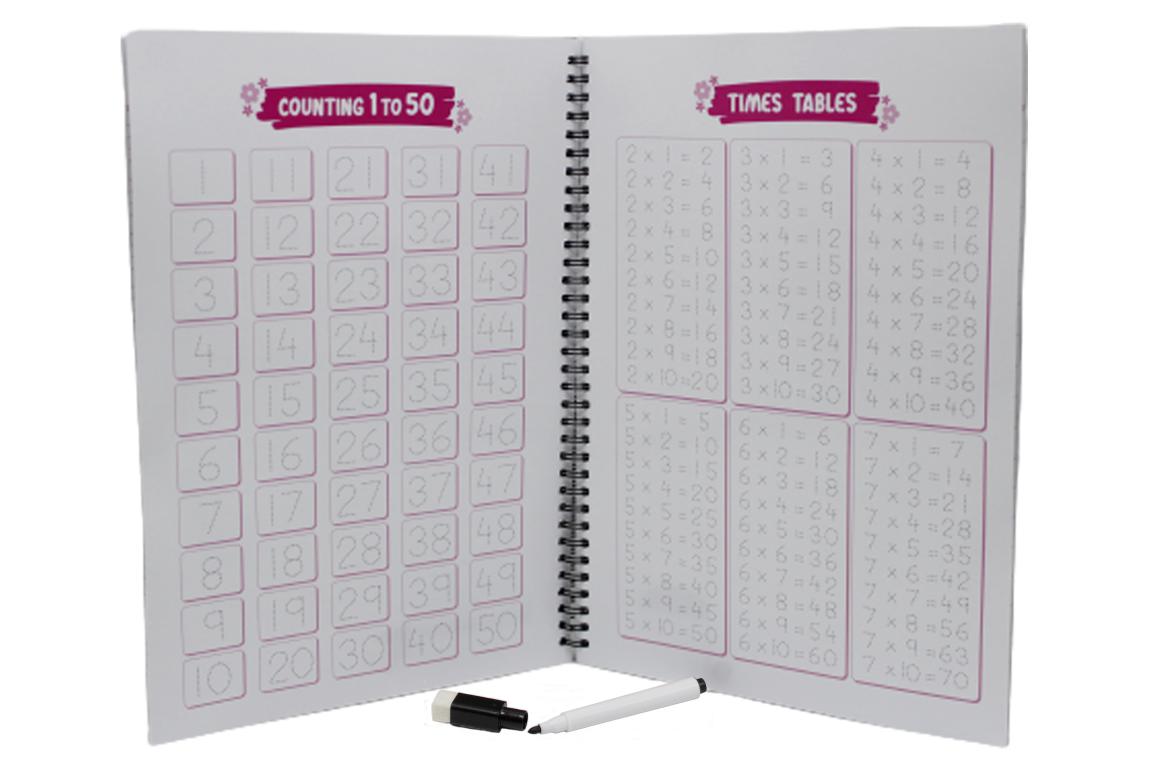 Magic Notebook Write & Wipe Activities Book With Marker