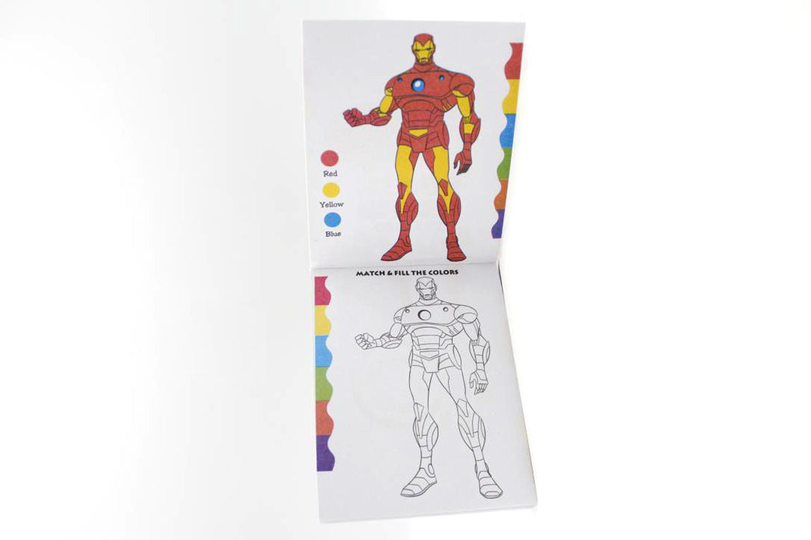 Super Heroes Coloring Copycat Book Pad (517)