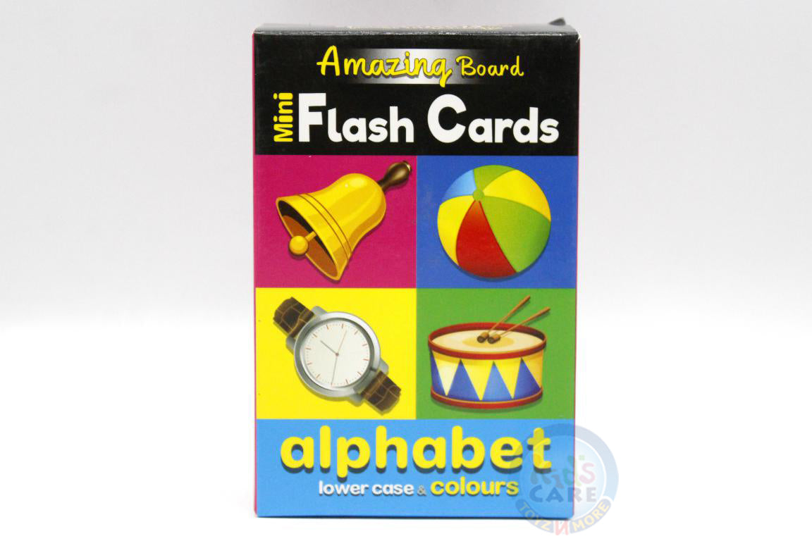 Amazing Board Mini Flash Cards Alphabet Lower Case & Colours