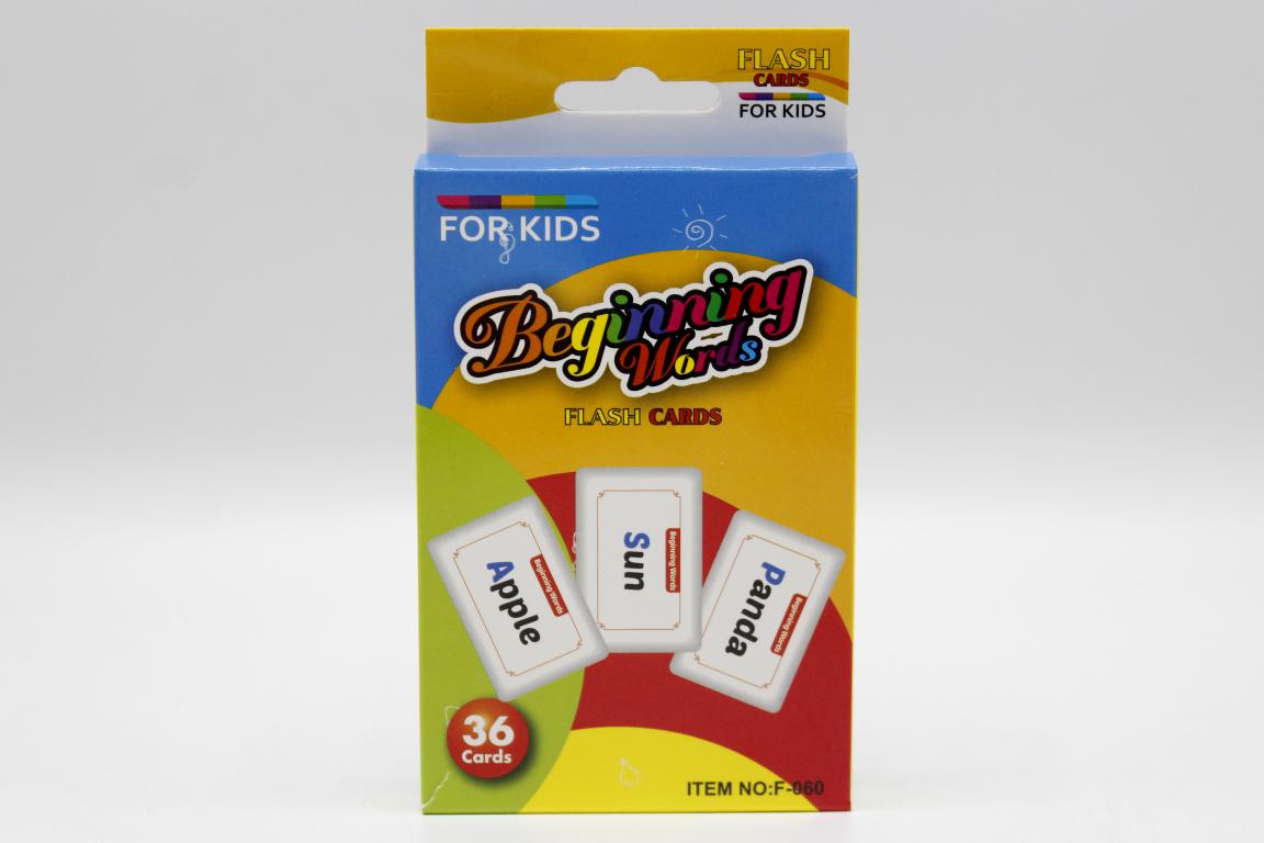 Beginning Words Flash Cards (F-060)