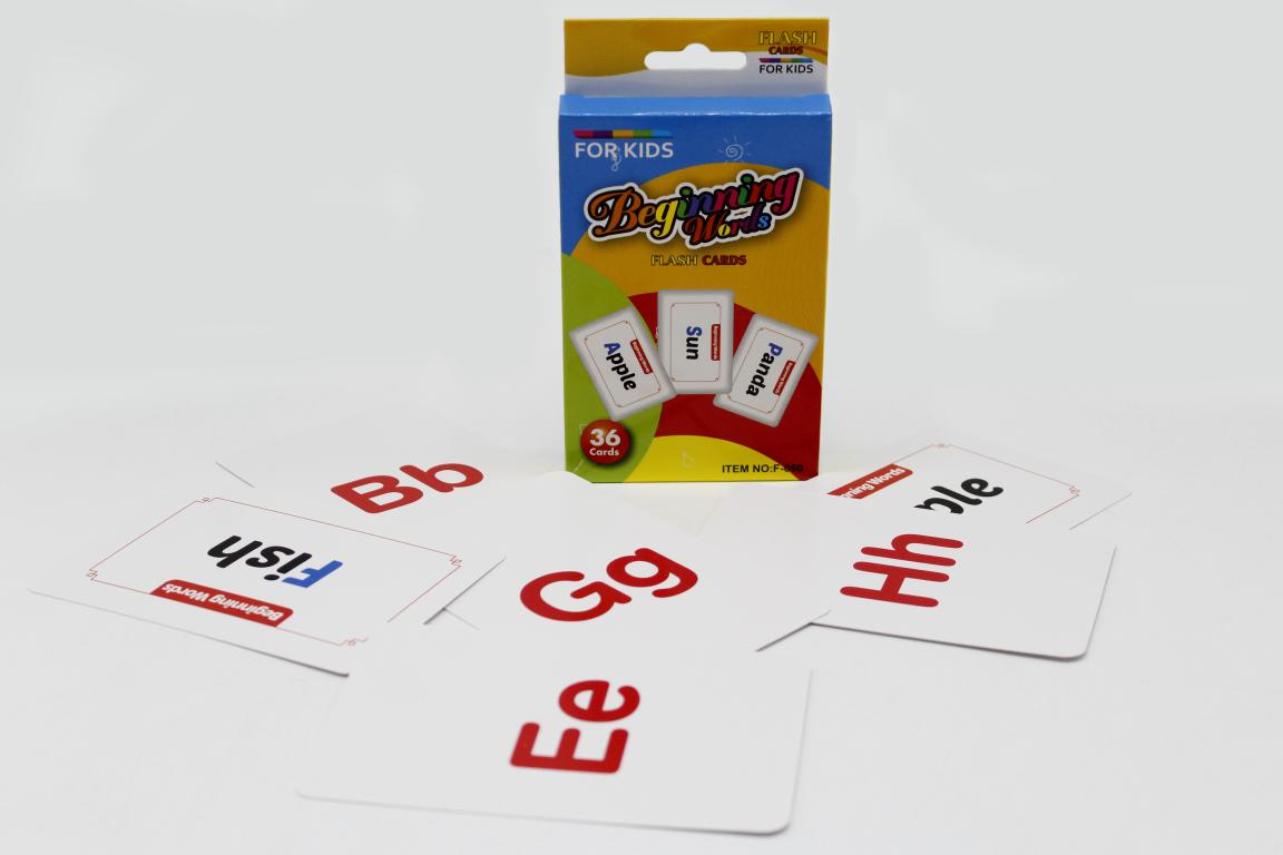 Beginning Words Flash Cards (F-060)