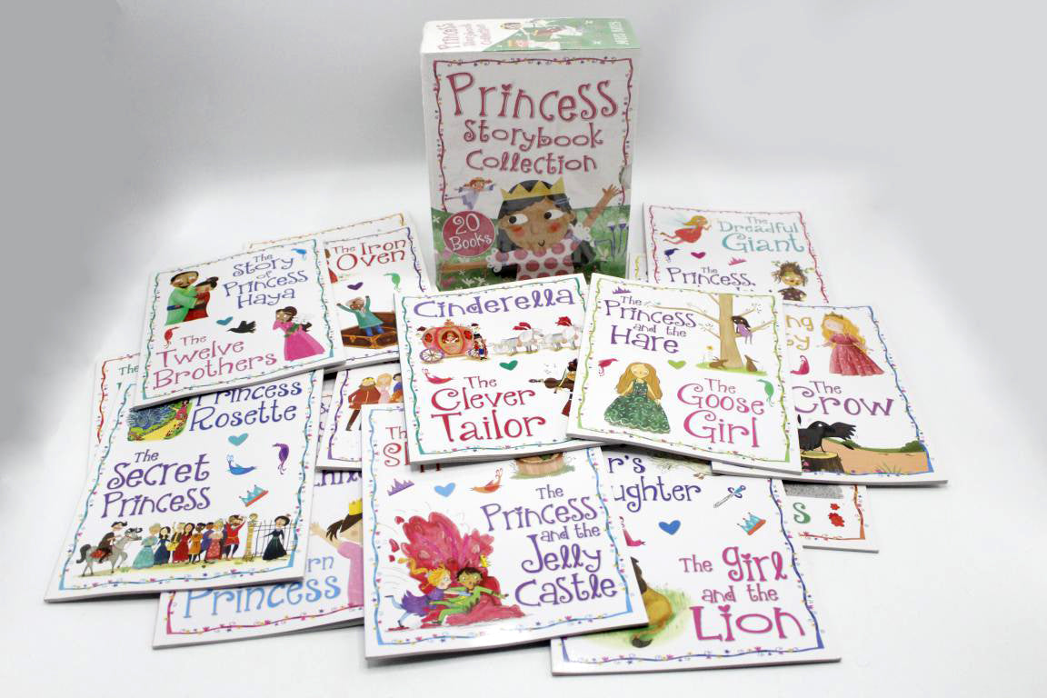 Princess Story Books Collection Box Set - 20 Books