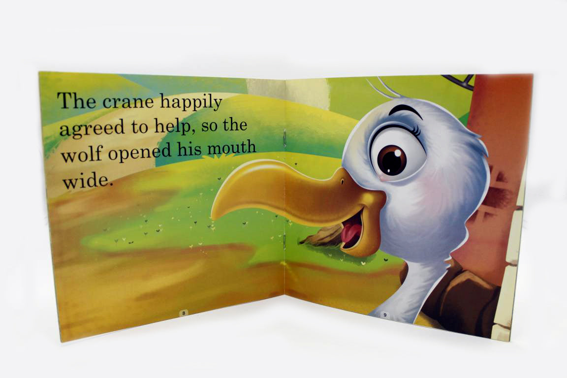 The Wolf And The Crane Story Book