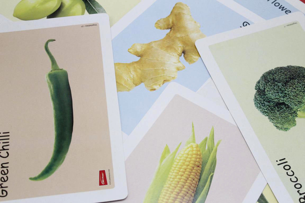 Vegetables Flash Cards (1014)