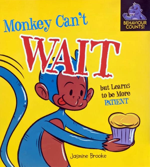 Monkey Can't Wait But Learns To Be More Pateint - Moral Book