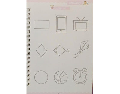 Pack of Four Magic Calligraphy Practice Copybooks! for Ages 3+