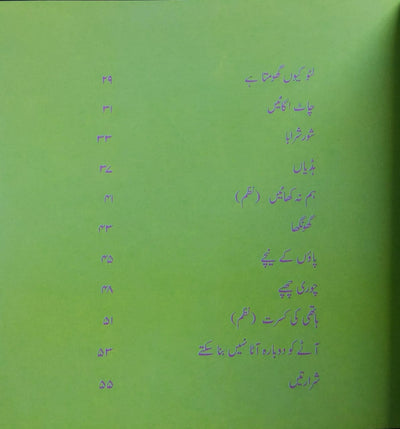 Shararatain - Urdu Story Book - 21 Stories - Class 3