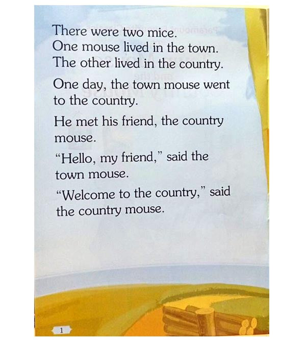 The Town Mouse and the Country Mouse - Paramount Favourite Classics - Story Book for Kids