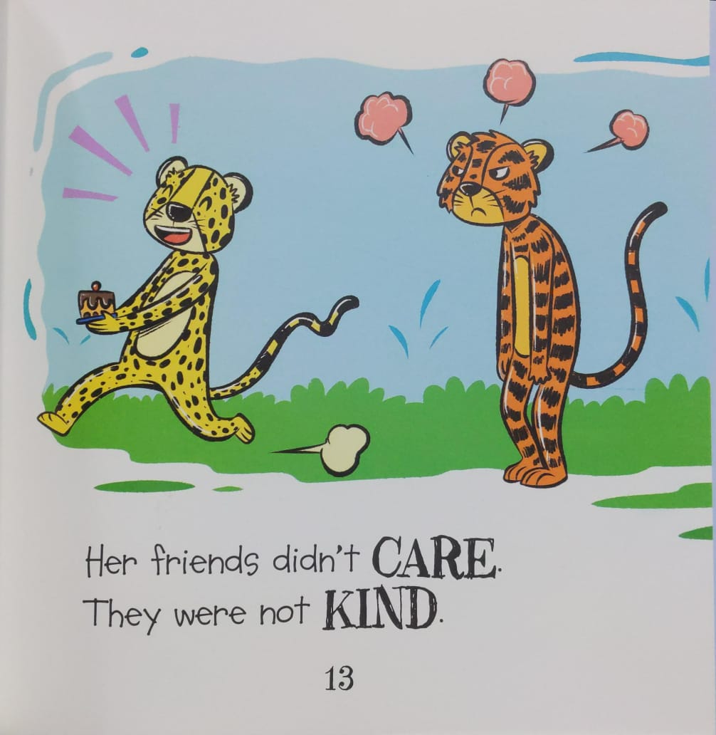 Tiger Is Unkind But Learns To Care - Moral Book