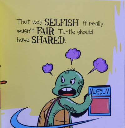 Turtle Won't Share But Learns To Not Be Selfish - Moral Book