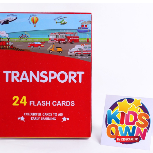 Early Learning: 24 Transport Flash Cards