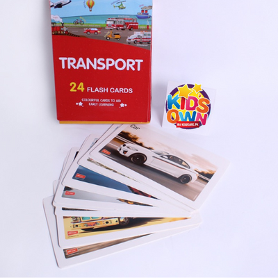 Early Learning: 24 Transport Flash Cards