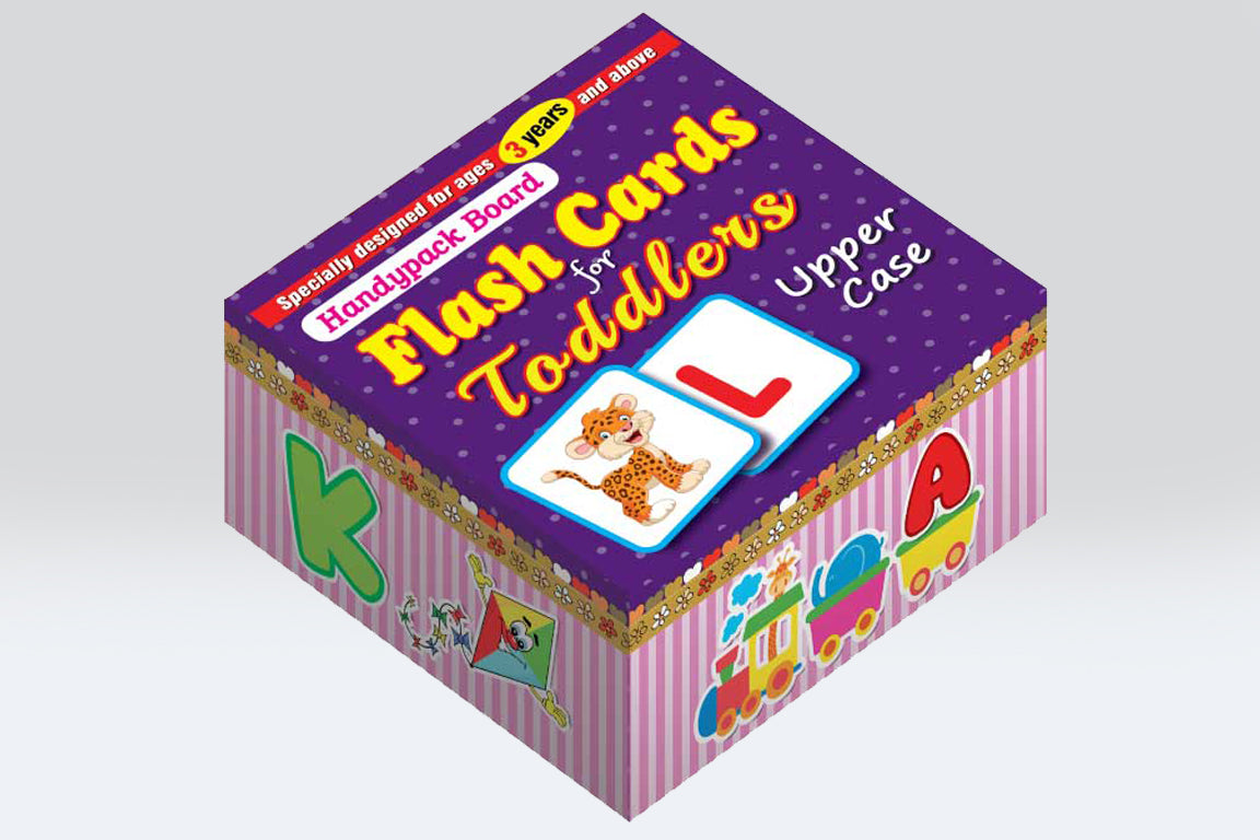 Upper Case Handypack Board Flash Cards For Toddlers