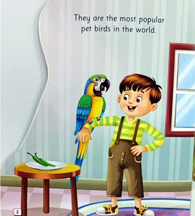 All About Me Parrot - An Informative Book For Kids