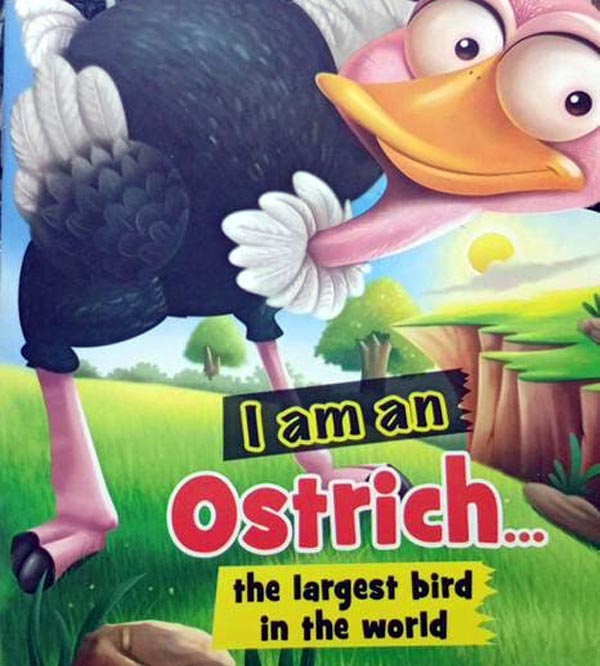 I Am An Ostrich - An Informative Book for Kids