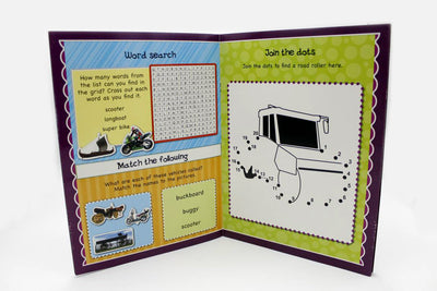 My First Things That Go Wipe Clean Activity Book