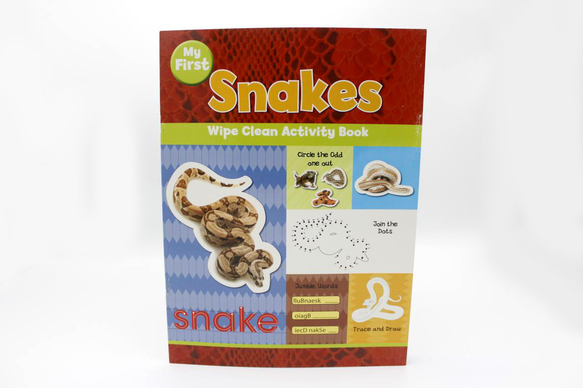 My First Snakes Wipe Clean Activity Book