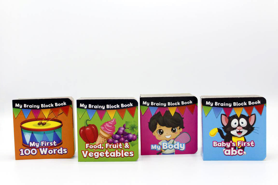 My Brainy Block Board Book Pack of 4