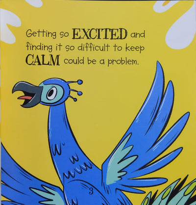 Peacock Is Excited But Learns to Calm Down - Moral Book