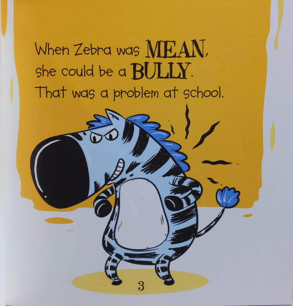 Zebra Is A Bully But Learns To Be Nice - Moral Book